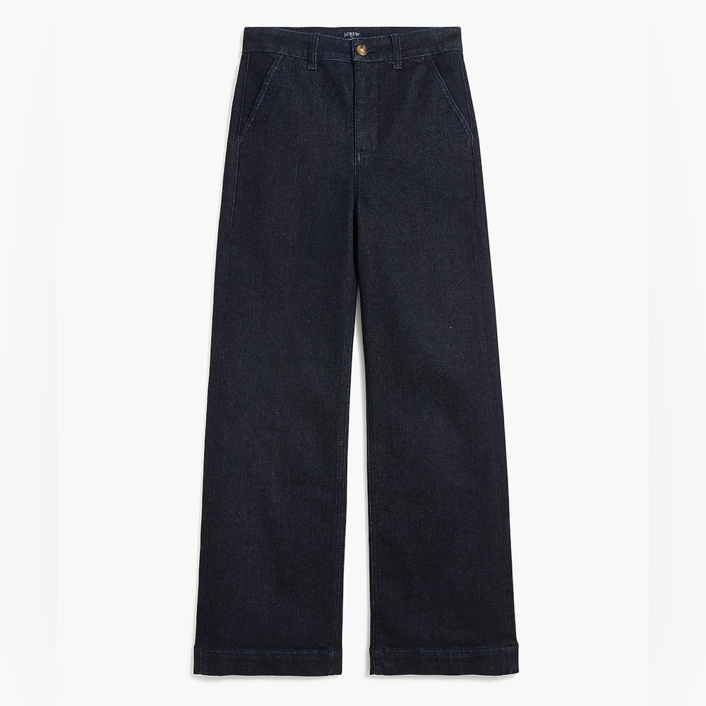 J. Crew Denim trouser pant in signature stretch womans size 34 guc